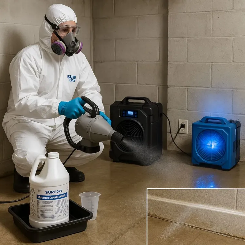 Sanitization and Odor Removal process in Cheshire Village, CT