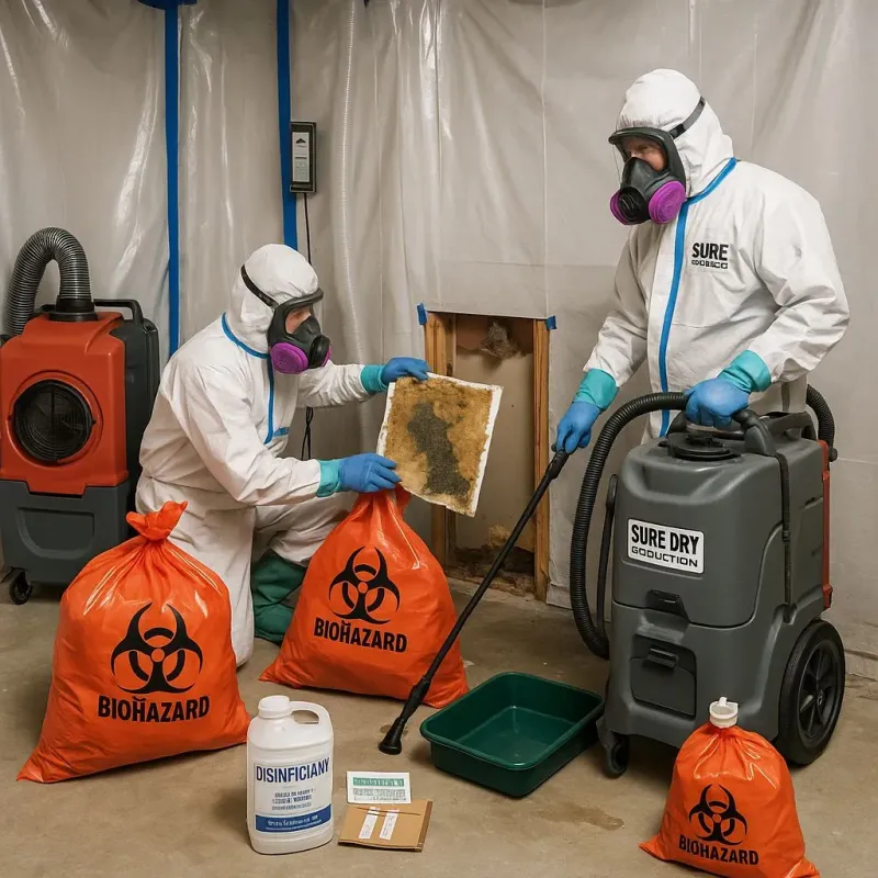 Contaminated Water Handling Protocols process in Cheshire Village, CT