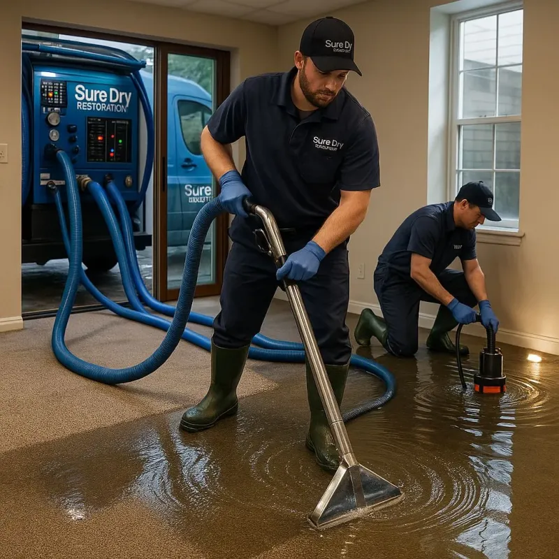Water Extraction and Removal process in Cheshire Village, CT